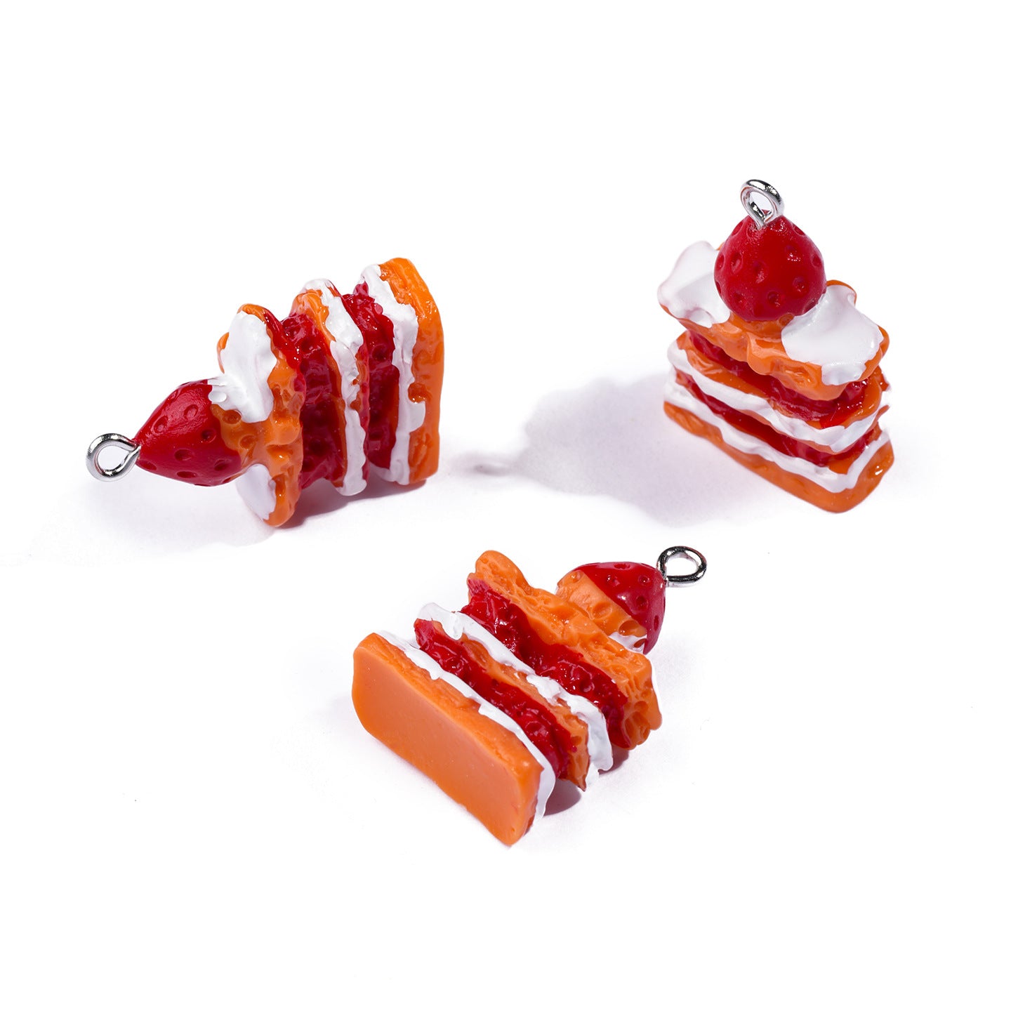 Cartoon Resin Love Charms Jewelry Accessories In Sweet Style, Available In Colour