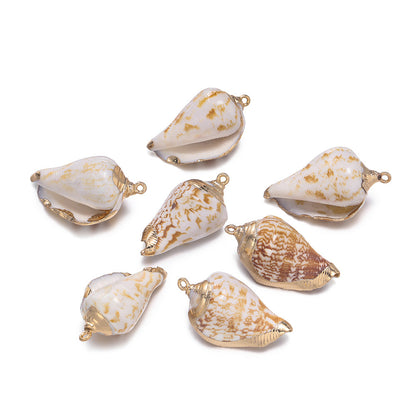 Original Design Jewelry Accessories Featuring Conch Pattern In Shell Material
