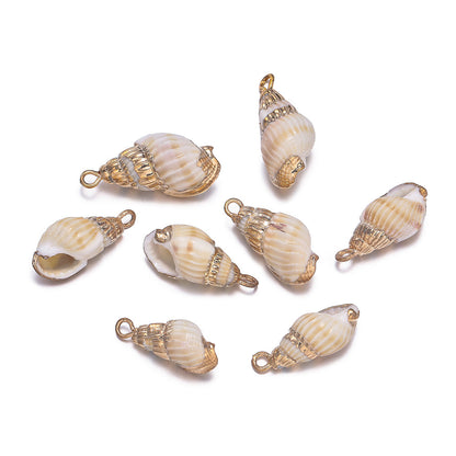 Original Design Jewelry Accessories Featuring Conch Pattern In Shell Material