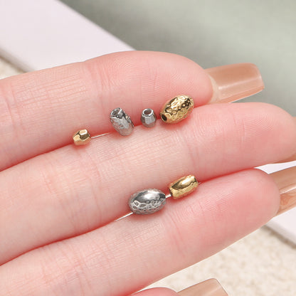 Original Design Golden Meteorite Jewelry Accessories, 10 PCS/Package