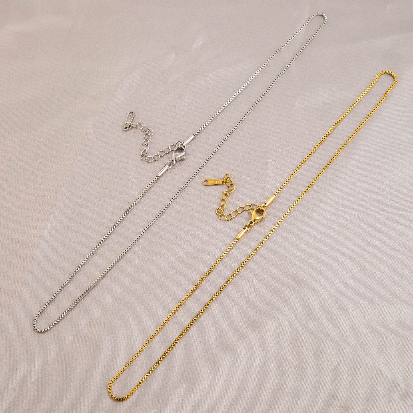 For Love Charms Necklace In Golden Titanium Steel With Durable Cable Chain