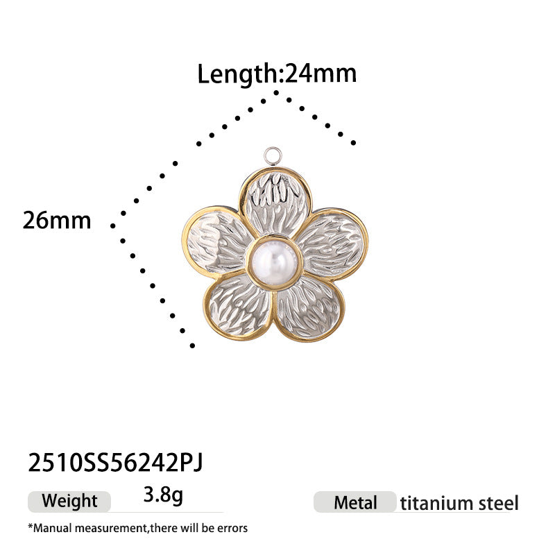 Titanium Steel Love Charms Jewelry Accessories In Colour
