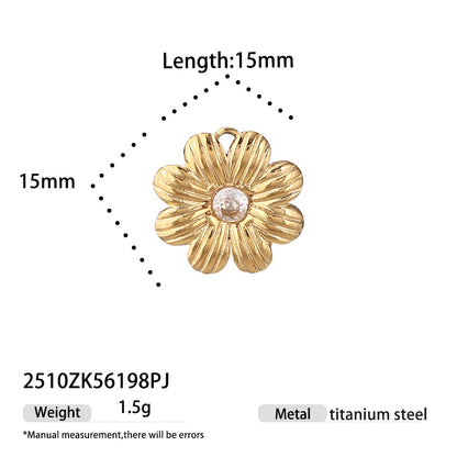 Titanium Steel Love Charms Jewelry Accessories In Colour