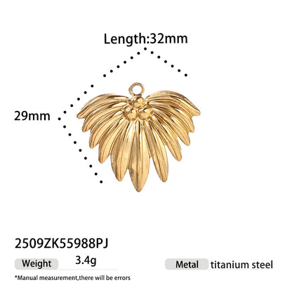 Elegant Jewelry Accessories Featuring Flower Patterns Made Of Durable Titanium Steel