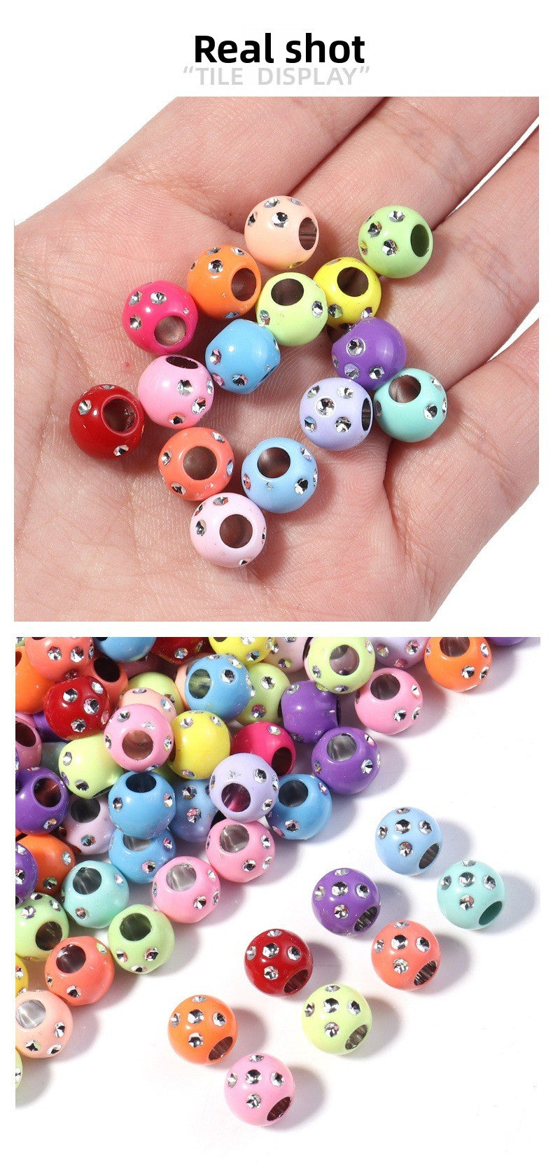 Acrylic Love Charms Jewelry Accessories