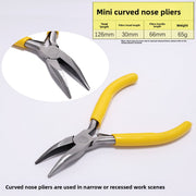 Angle jaw tongs