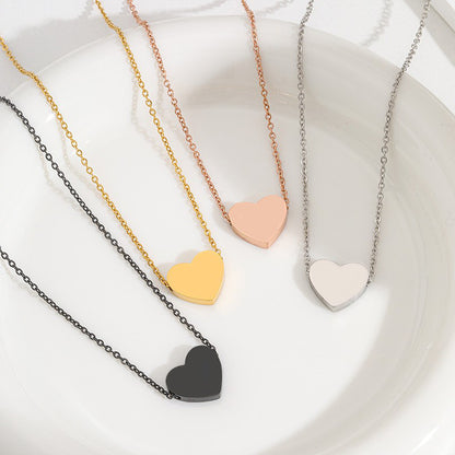 Heart Shape Necklace In Silver, Perfect For Elegant And Timeless Style