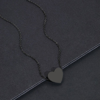 Heart Shape Necklace In Silver, Perfect For Elegant And Timeless Style