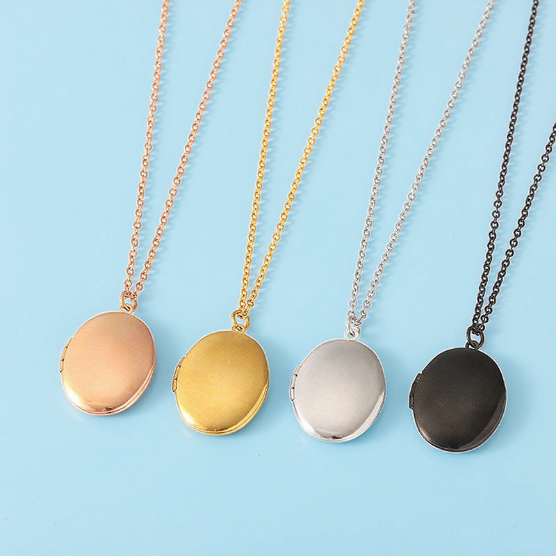 Oval Silver Necklace For Elegant Style And Versatile Wear