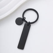 Black strip + black small circle + black keychain (assembled)
