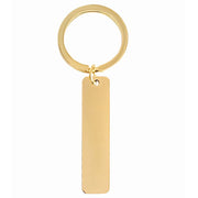 Glossy gold strip + gold key ring (assembled)