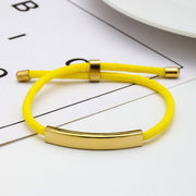 Yellow String Bracelet Gold