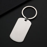 50 * 28mm Key Ring Silver Set