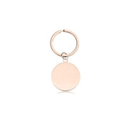 15mm Outer Hole Round Rose Gold + Rose Gold Key Ring (assembled)