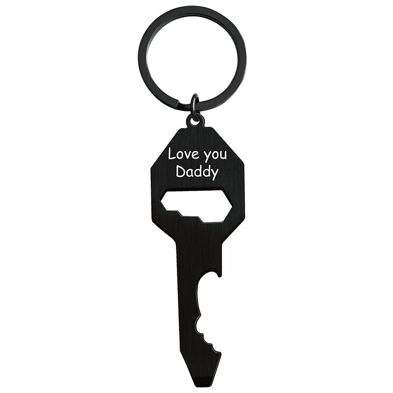 Father's Day Metal Hanging Ornament, Decorative Pendant For Celebration