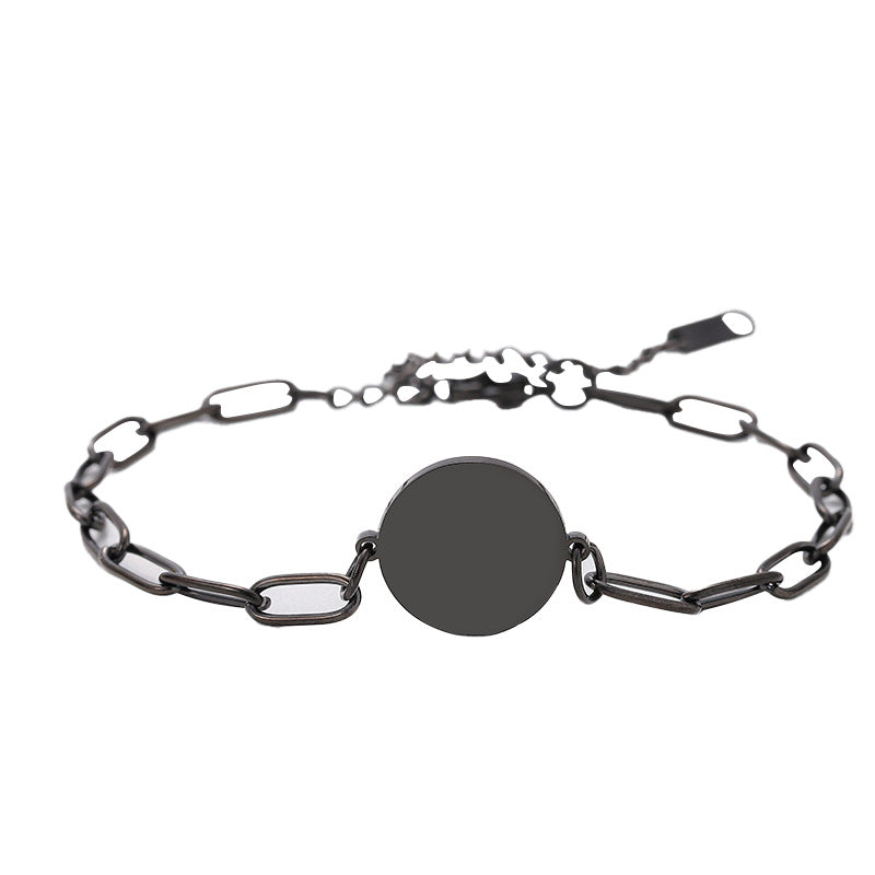 Paper Clip Bracelet For Stylish Wear, Featuring Silver Color For Elegant Look