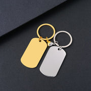 50*28mm Military Badge Magnet Keychain One Gold One Silver