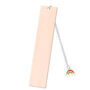 Rainbow Large Bookmark Single Sided Rose Gold