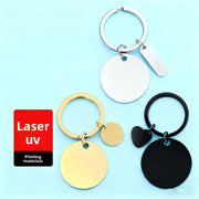 30mm Inner Hole round Hollow Puppy Claw Key Ring (Silvery Suit Assembled)