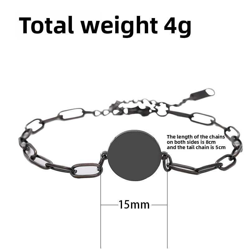Paper Clip Bracelet For Stylish Wear, Featuring Silver Color For Elegant Look