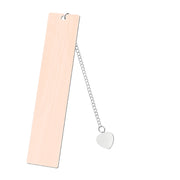 Solid Heart Large Bookmark Single-Sided Rose Gold