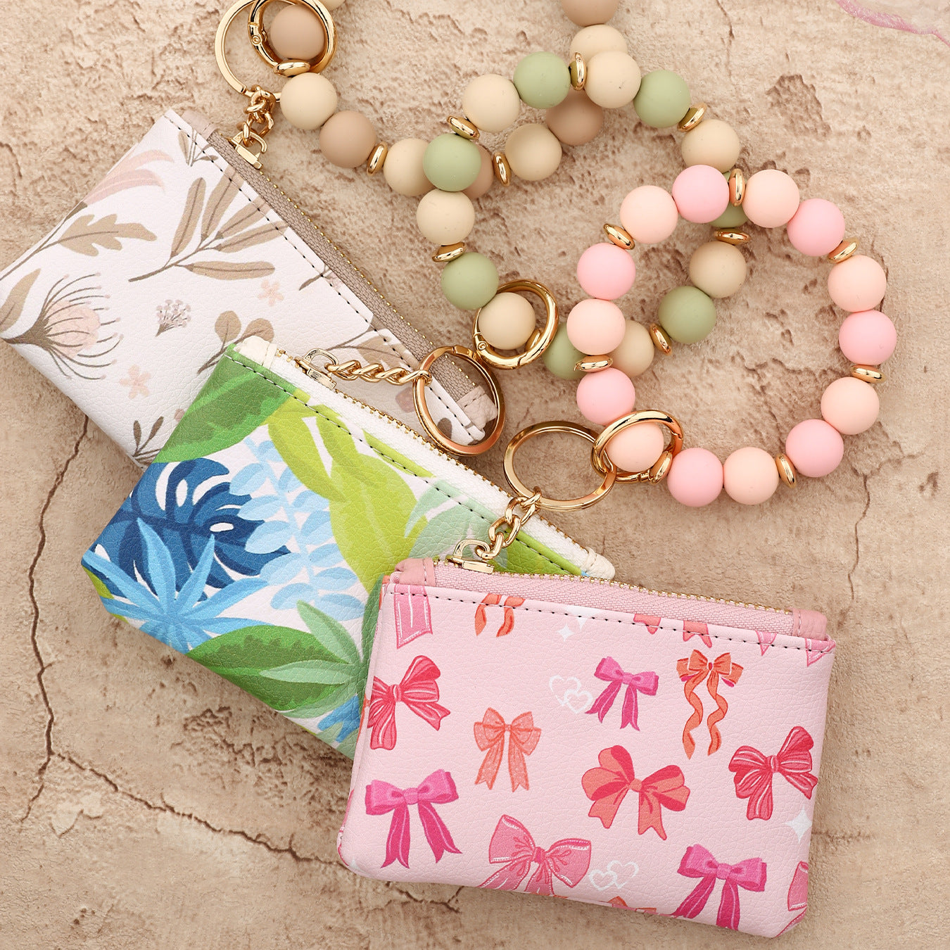 Artificial Leather Bow Tie Small Wallet For Women, Stylish And Compact Design