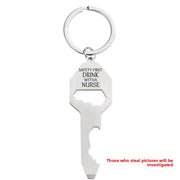Ysk014 Keychain Overall Silver