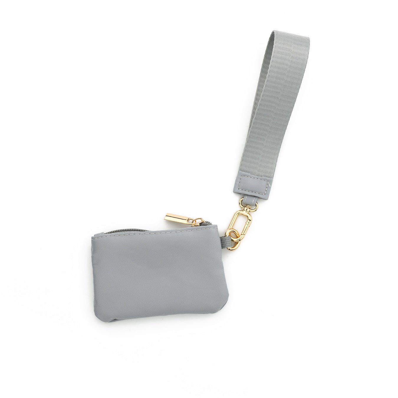 Solid Color Nylon Small Wallet For Women In Semicircle Shape, Waterproof Design