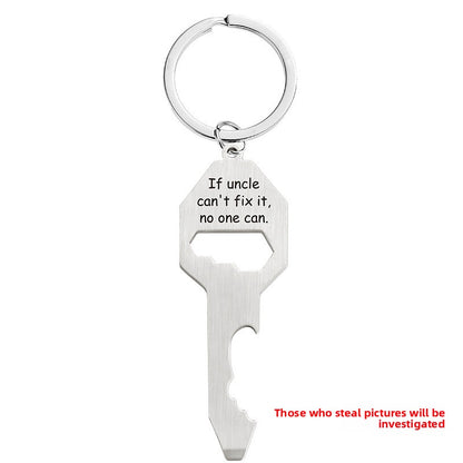 Father's Day Metal Hanging Ornament, Decorative Pendant For Celebration