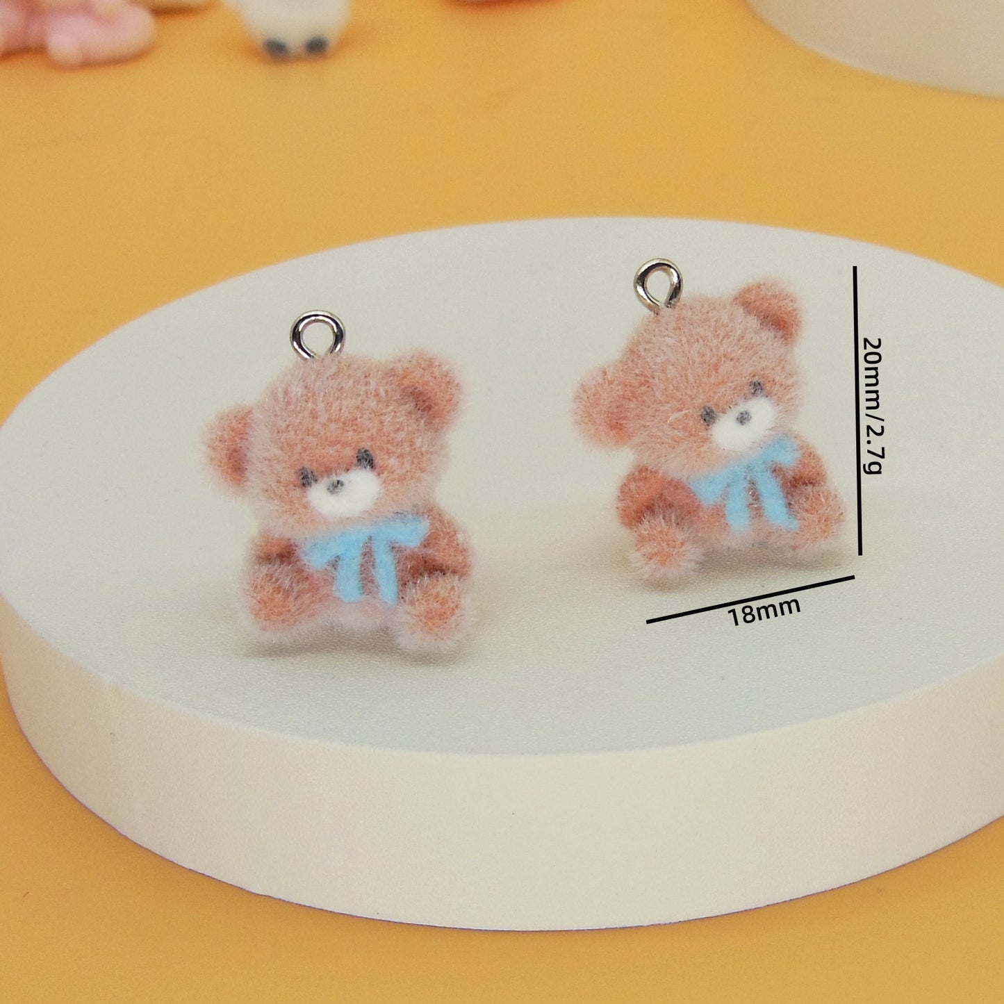 Resin Animal Key Chain Featuring Love Charms, Available In Colour, Perfect For Key Chains Accessories