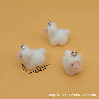 Resin Animal Key Chain Featuring Love Charms, Available In Colour, Perfect For Key Chains Accessories