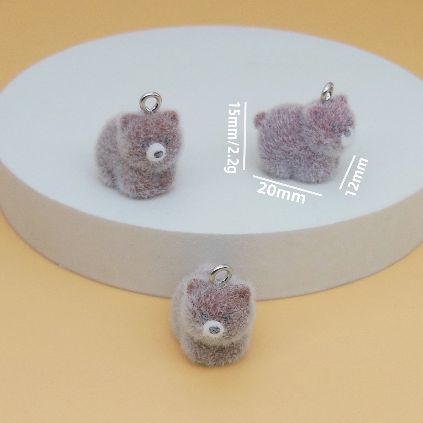 Resin Animal Key Chain Featuring Love Charms, Available In Colour, Perfect For Key Chains Accessories