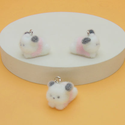 Resin Animal Key Chain Featuring Love Charms, Available In Colour, Perfect For Key Chains Accessories
