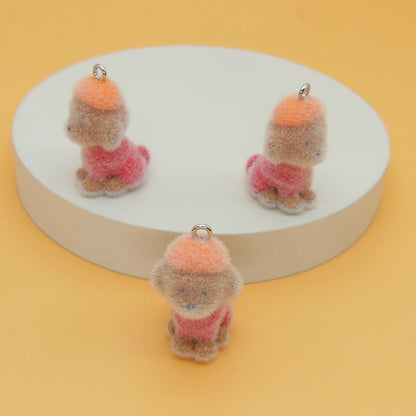 Resin Animal Key Chain Featuring Love Charms, Available In Colour, Perfect For Key Chains Accessories