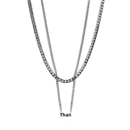 Hip-Hop Jewelry Set Featuring Letter Pattern For Stylish Urban Look