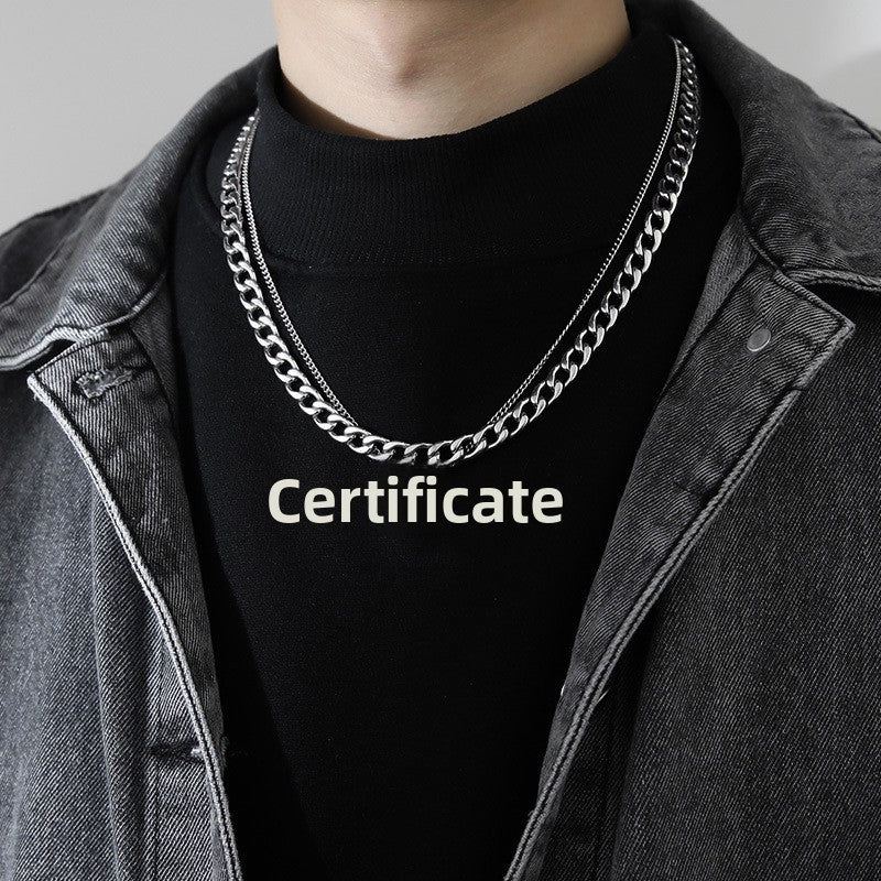 Hip-Hop Jewelry Set Featuring Letter Pattern For Stylish Urban Look