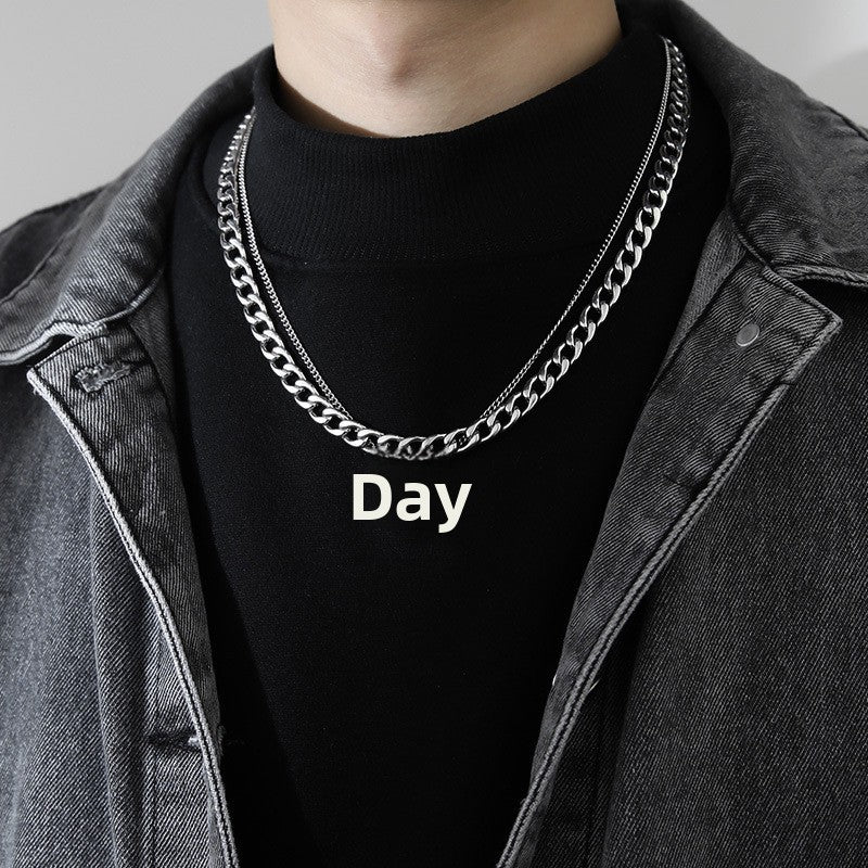 Hip-Hop Jewelry Set Featuring Letter Pattern For Stylish Urban Look