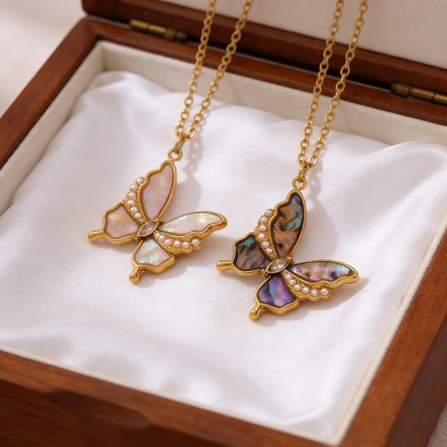 Butterfly Necklace For Women Made Of 304 Stainless Steel, Perfect For Daily Wear