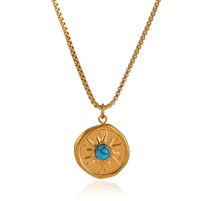 Flowers For Necklace Made Of Durable 304 Stainless Steel, Featuring Elegant Design