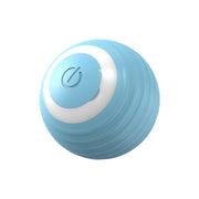 Horizontal Pattern Cat Ball Blue