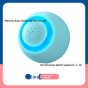 Paw Print Cat Ball Blue
