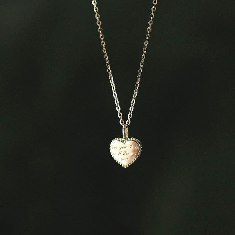 Heart Shape Necklace For Women In 925 Sterling Silver With 14K Real Gold Plated Finish, Elegant Golden Jewelry