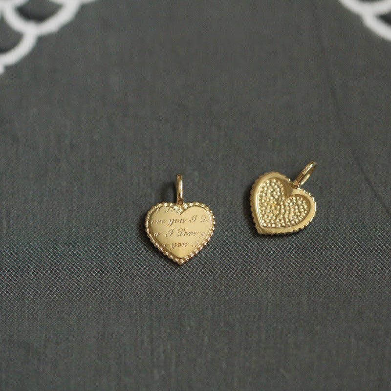 Heart Shape Necklace For Women In 925 Sterling Silver With 14K Real Gold Plated Finish, Elegant Golden Jewelry