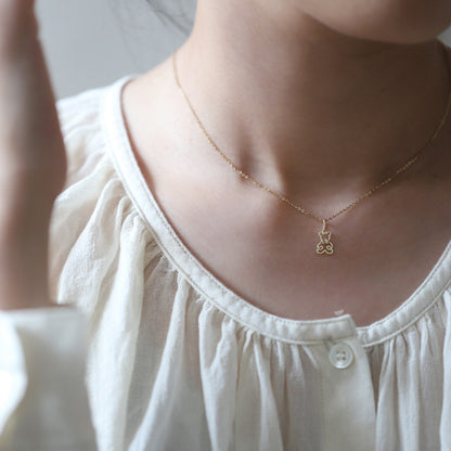 Cartoon Necklace For Kids Featuring 925 Sterling Silver Pendant In Cute Design