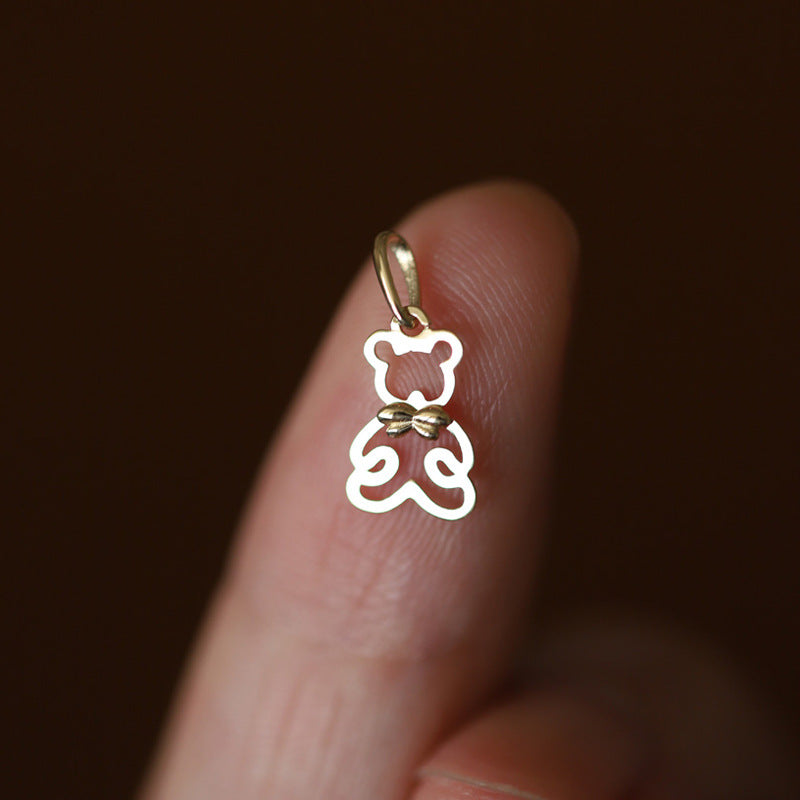Cartoon Necklace For Kids Featuring 925 Sterling Silver Pendant In Cute Design
