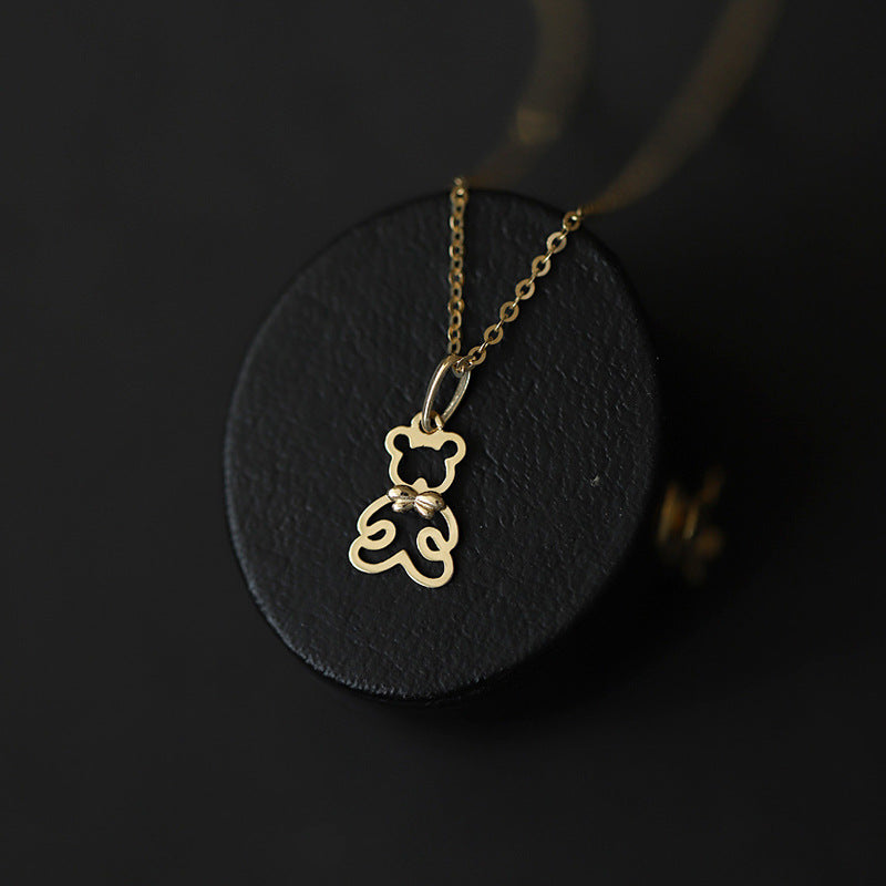 Cartoon Necklace For Kids Featuring 925 Sterling Silver Pendant In Cute Design