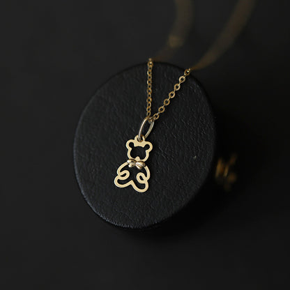 Cartoon Necklace For Kids Featuring 925 Sterling Silver Pendant In Cute Design