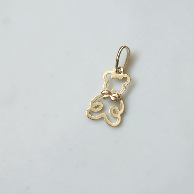 Cartoon Necklace For Kids Featuring 925 Sterling Silver Pendant In Cute Design
