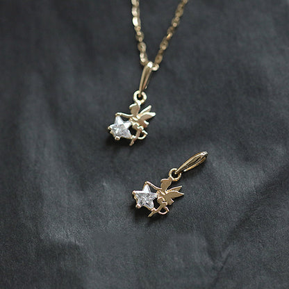 Fairy Pendant For Women In 925 Sterling Silver, Elegant And Delicate Jewelry Accessory