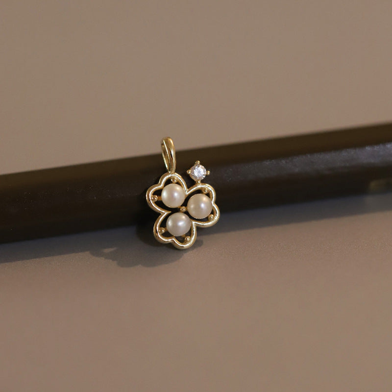 925 Sterling Silver Pendant For Flowers, Elegant Floral Design Necklace Accessory